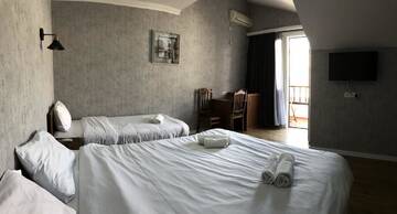 Фото номера Четырехместный номер с балконом Отель Hotel Kalanga г. Тбилиси 3