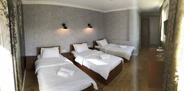 Фото номера Стандартный трехместный номер с видом Отель Hotel Kalanga г. Тбилиси 3