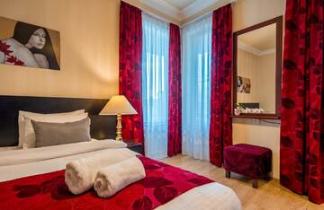 Фото номера Стандартный двухместный номер с 1 кроватью Отель Iliani Hotel г. Тбилиси 10