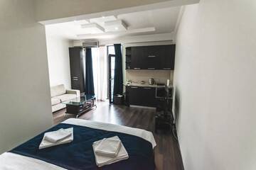 Фото номера Апартаменты с 1 спальней Отель Hotel Sololaki г. Тбилиси 4