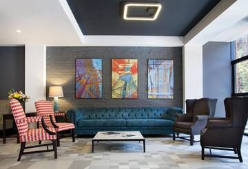 Фото номера Стандартный двухместный номер с 1 кроватью Отель The Terrace Boutique Hotel г. Тбилиси 2