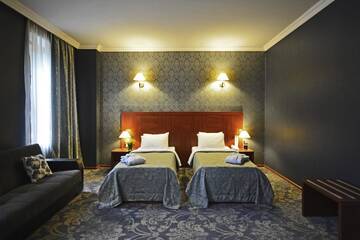 Фото номера Двухместный номер Делюкс с 2 отдельными кроватями Отель Hotel Astoria Tbilisi г. Тбилиси 4