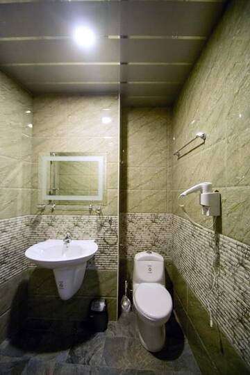 Фото номера Улучшенный двухместный номер с 1 кроватью Отель Hotel Batoni Near Airport г. Тбилиси 23