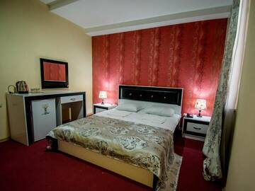 Фото номера Улучшенный двухместный номер с 1 кроватью Отель Hotel Batoni Near Airport г. Тбилиси 3