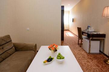 Фото номера Стандартный номер с 2 односпальными кроватями и диваном Отель Apart Hotel MX г. Тбилиси 9