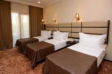 Фото номера Трехместный номер с балконом Отель Apart Hotel MX г. Тбилиси 3
