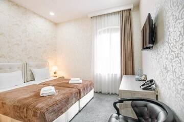 Фото номера Двухместный номер с 1 кроватью или 2 отдельными кроватями Отель Hotel Aivani Old Tbilisi г. Тбилиси 6