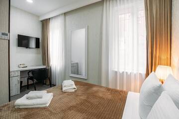 Фото номера Двухместный номер с 1 кроватью или 2 отдельными кроватями Отель Hotel Aivani Old Tbilisi г. Тбилиси 11