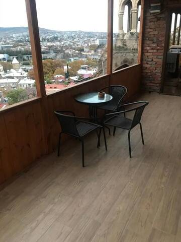 Фото номера Апартаменты с балконом Дома для отпуска Bethlehem Terrace г. Тбилиси 35