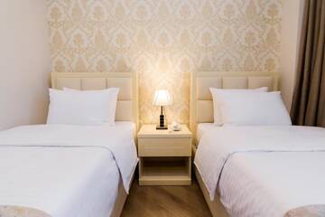 Фото номера Двухместный номер с 2 отдельными кроватями Отель Orchid Boutique Hotel г. Тбилиси 2