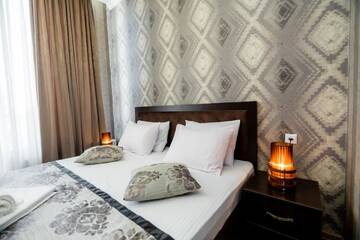 Фото номера Двухместный номер с 1 кроватью и балконом Отель Hotel Makona г. Тбилиси 4