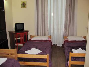 Фото номера Трехместный номер с душем Отель Lucky Travelers Room г. Тбилиси 3