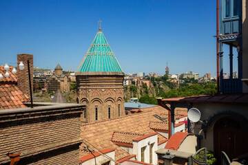 Фото номера Трехместный номер с собственной ванной комнатой Гостевой дом Anzori House г. Тбилиси 47