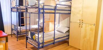Фото номера Кровать в общем 8-местном номере для мужчин Отель Cybernetics - Hotel &amp; Hostel г. Тбилиси 4