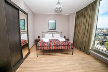Фото номера Двухместный номер с 1 кроватью и видом на город Отель Hotel Flower г. Тбилиси 12