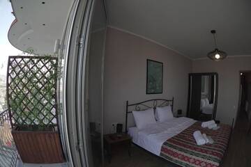 Фото номера Двухместный номер Делюкс с 1 кроватью и балконом Отель Hotel Flower г. Тбилиси 6