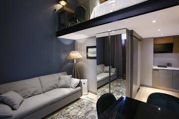 Фото номера Номер-студио - Двухуровневый Апарт-отели Paskunji Residence г. Тбилиси 13