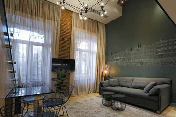 Фото номера Номер-студио - Двухуровневый Апарт-отели Paskunji Residence г. Тбилиси 12