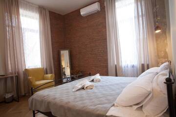 Фото номера Двухместный номер Делюкс с 1 кроватью и балконом Отель Bricks Room Hotel г. Тбилиси 4
