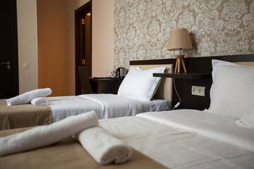Фото номера Трехместный номер с видом на город Отель Otiums Hotel г. Тбилиси 9