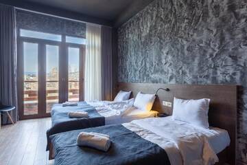 Фото номера Трехместный номер с балконом Отель Tabori Terrace г. Тбилиси 5