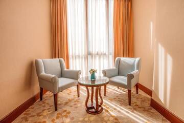Фото номера Стандартный номер с кроватью размера &quot;king-size&quot; Отель Hotel Horizont г. Тбилиси 5