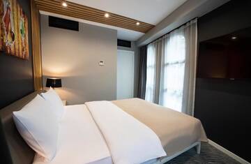 Фото номера Стандартный двухместный номер с 1 кроватью Отель Silver 39 Boutique Hotel &amp; Terrace г. Тбилиси 10