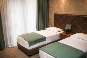 Фото номера Двухместный номер с 2 отдельными кроватями и балконом Отель Grand Hotel Mimino г. Тбилиси 10