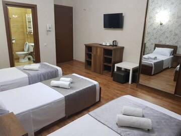 Фото номера Трехместный номер с балконом Отель Gold Line Hotel г. Тбилиси 4