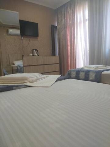 Фото номера Двухместный номер с 2 отдельными кроватями Отель Tbilisi Center Hotel г. Тбилиси 4