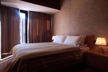 Фото номера Двухместный номер Делюкс с 1 кроватью и душем Отель Green Boutique Hotel г. Тбилиси 3
