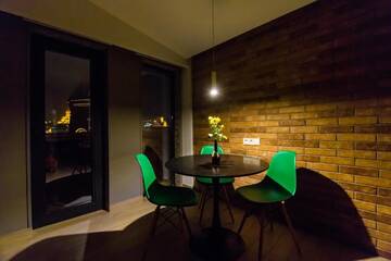 Фото номера Апартаменты в пентхаусе с балконом, панорамный вид Апарт-отели Boutique Apart Hotel Upe г. Тбилиси 12