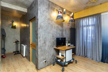 Фото номера Двухместный номер Делюкс с 1 кроватью и балконом Апарт-отели Industrial Apartments г. Тбилиси 6